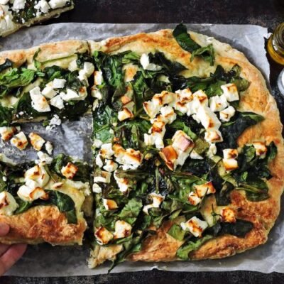 Spinach and Feta Crumble