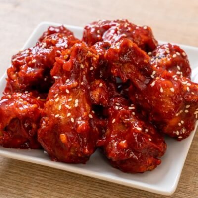 Garlic Buffalo Chicken Wings