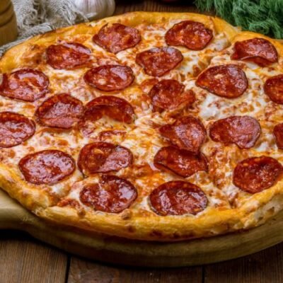 Double Sausage Feast Pizza