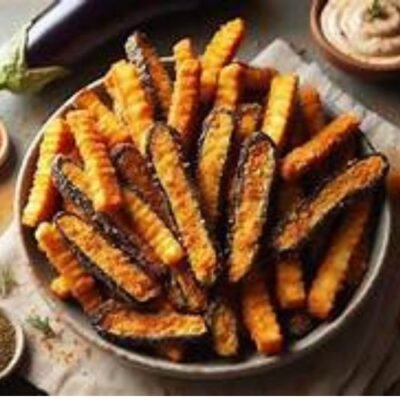 Seasoned Eggplant Fries