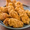Extra crispy chicken wings showing restaurant-style crunch at Boston Pizza & Wings