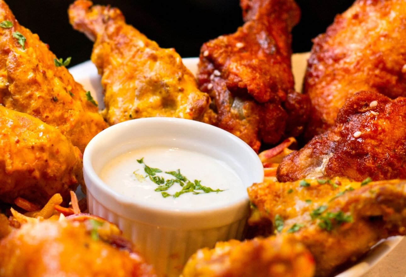 Most popular chicken wing flavors ranked from mild to spicy at 24 Hour Wings in Boston